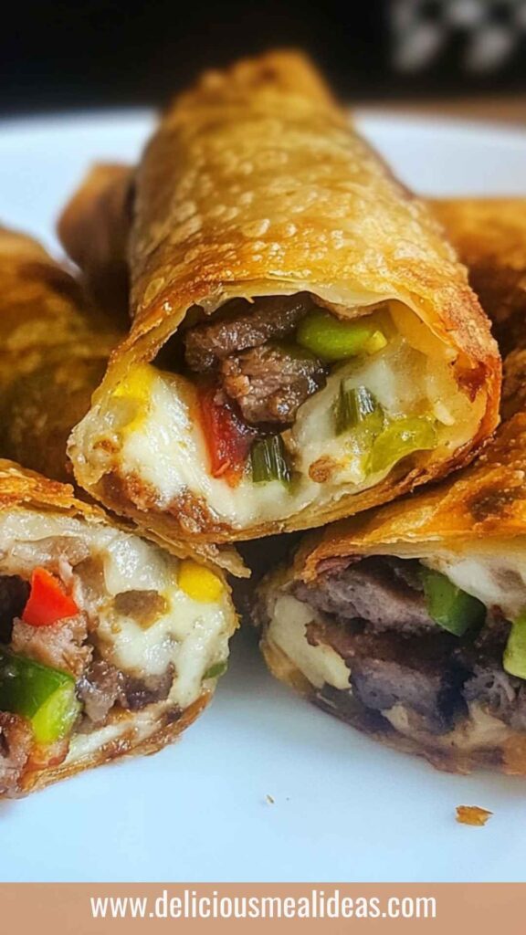 Best Philly Cheesesteak Egg Roll Recipe