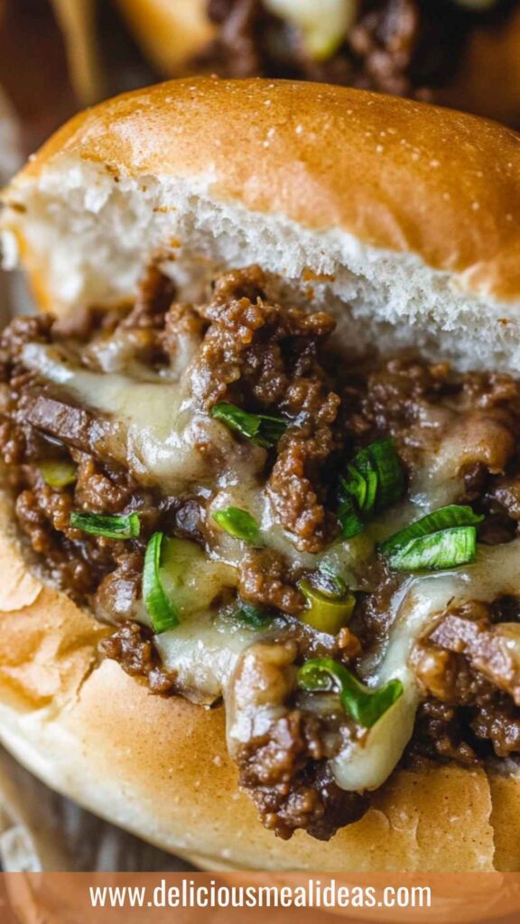 Best Philly Cheesesteak Sloppy Joes Recipe