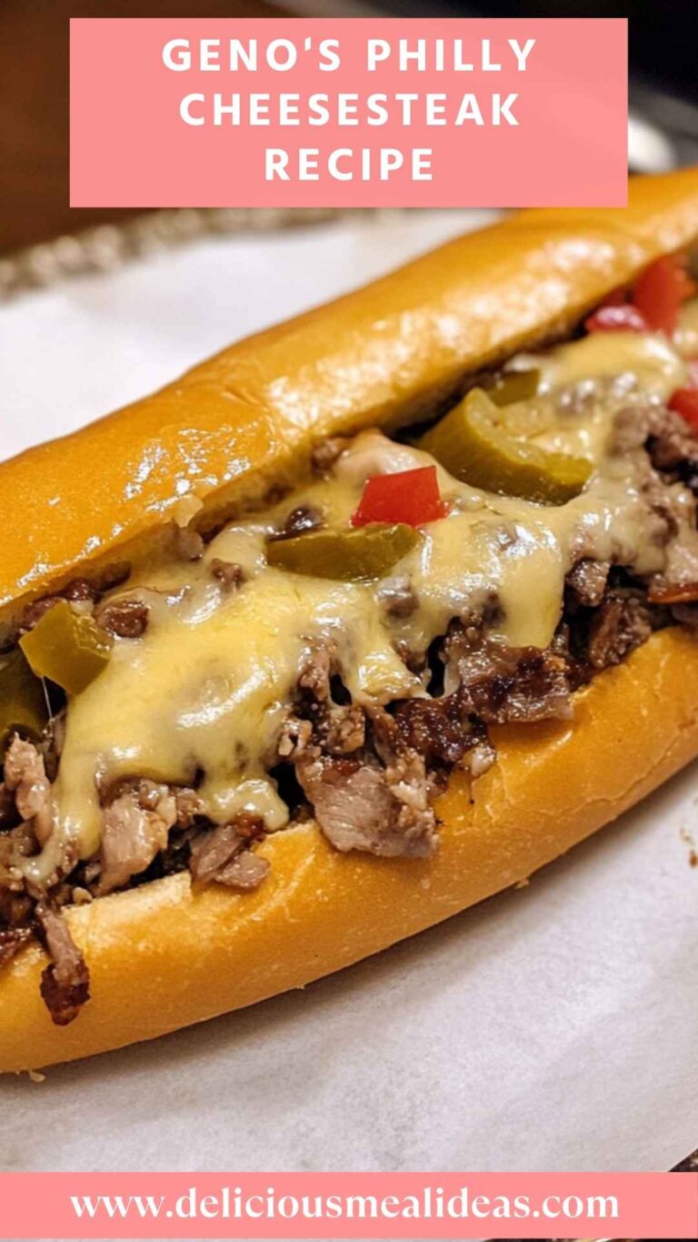 Geno’s Philly Cheesesteak Recipe – Delicious Meal Ideas