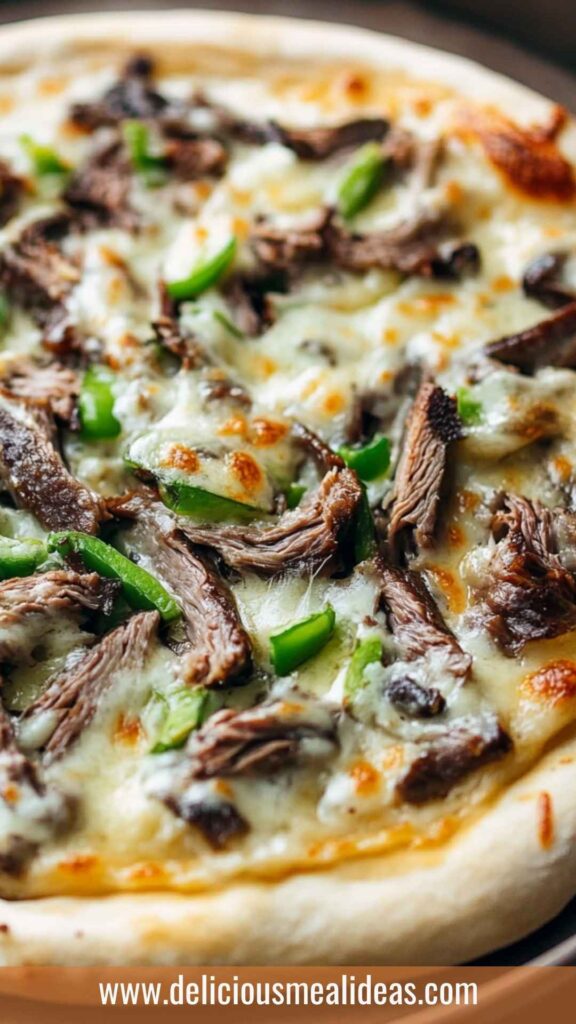 Best Philly Cheesesteak Pizza Recipe