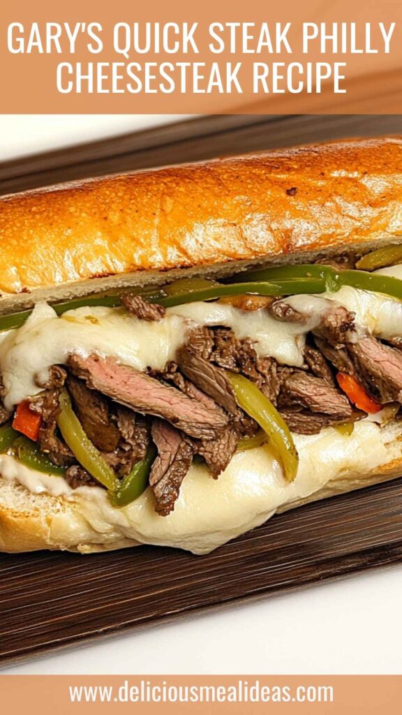 Gary's Quick Steak Philly Cheesesteak Recipe