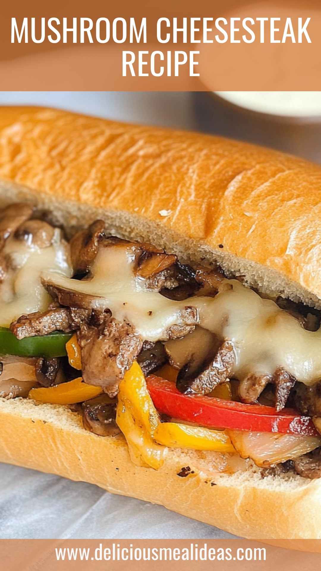 Mushroom Cheesesteak Recipe