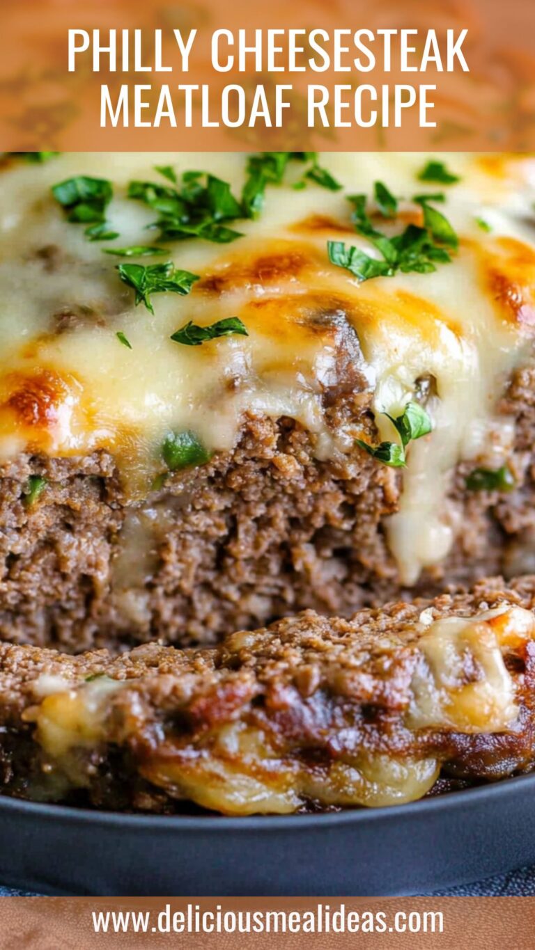 Philly Cheesesteak Meatloaf Recipe – Delicious Meal Ideas