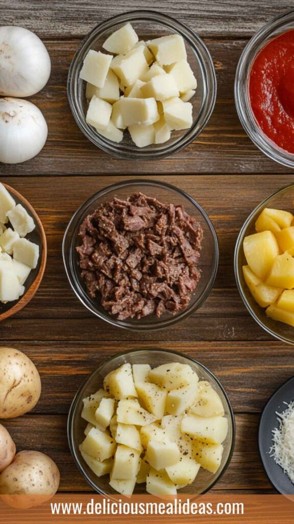 Crockpot Cheesesteak Potato Casserole Copycat Recipe