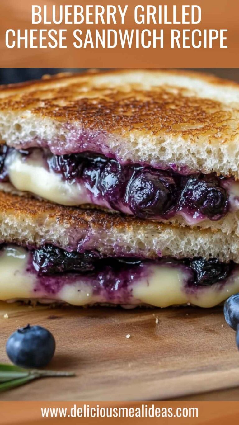 Blueberry Grilled Cheese Sandwich Recipe – Delicious Meal Ideas