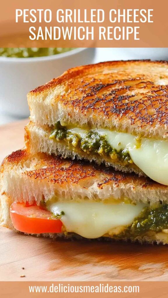 Pesto Grilled Cheese Sandwich Recipe