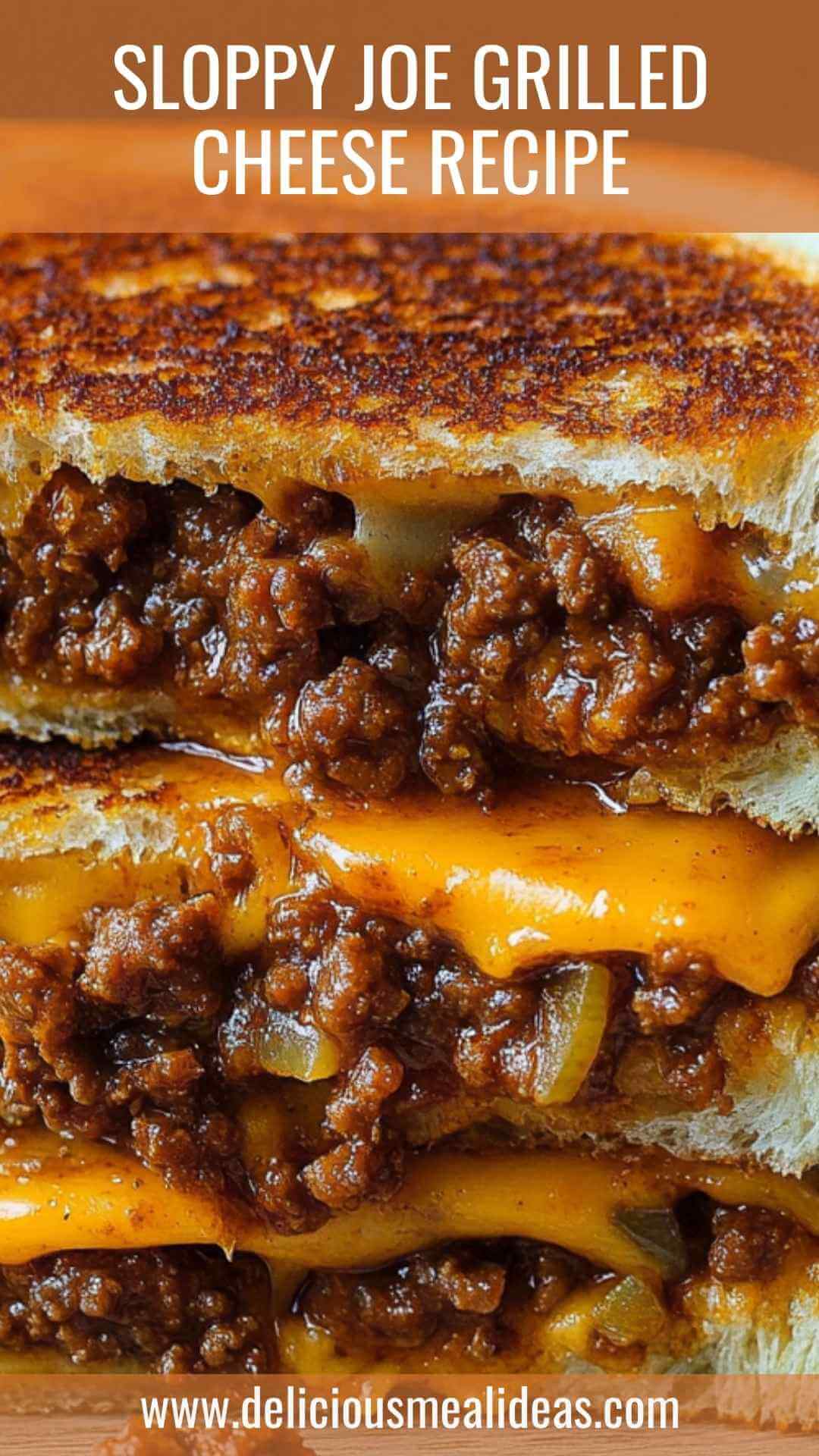 Sloppy Joe Grilled Cheese Recipe