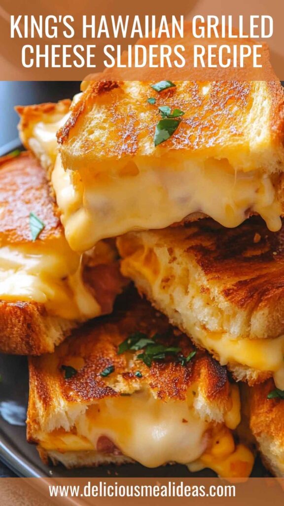 King's Hawaiian Grilled Cheese Sliders Recipe