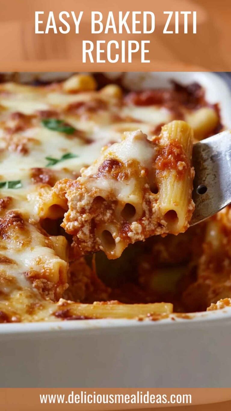 Easy Baked Ziti Recipe – Delicious Meal Ideas