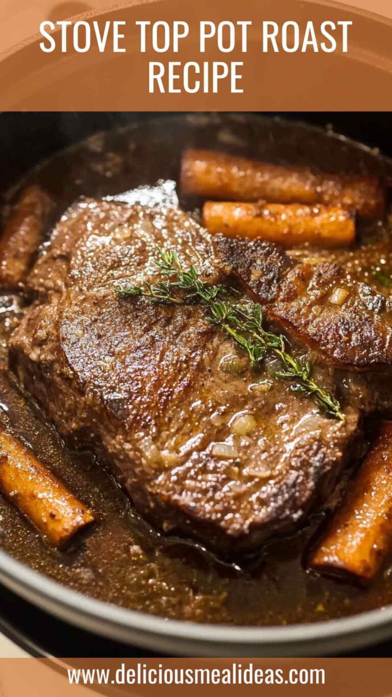 Stove Top Pot Roast Recipe – Delicious Meal Ideas