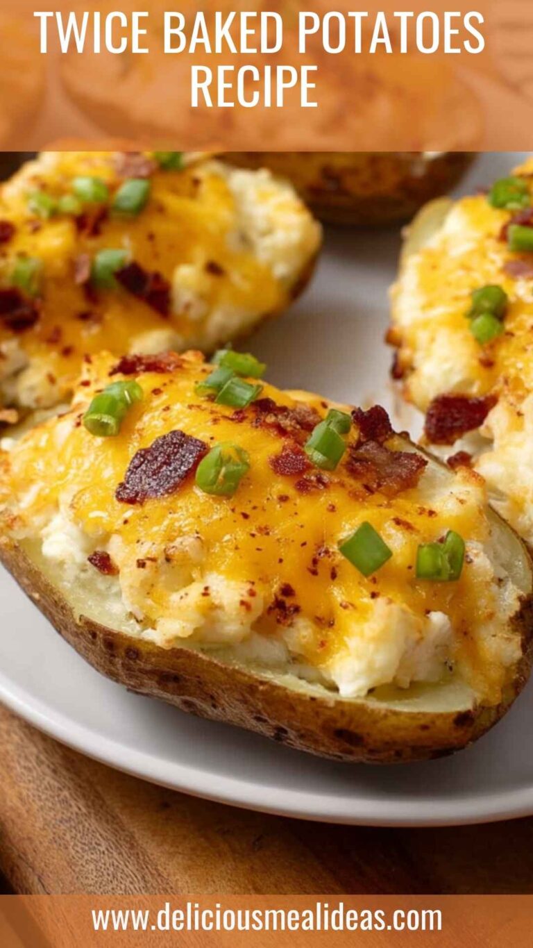 Twice Baked Potatoes Recipe – Delicious Meal Ideas