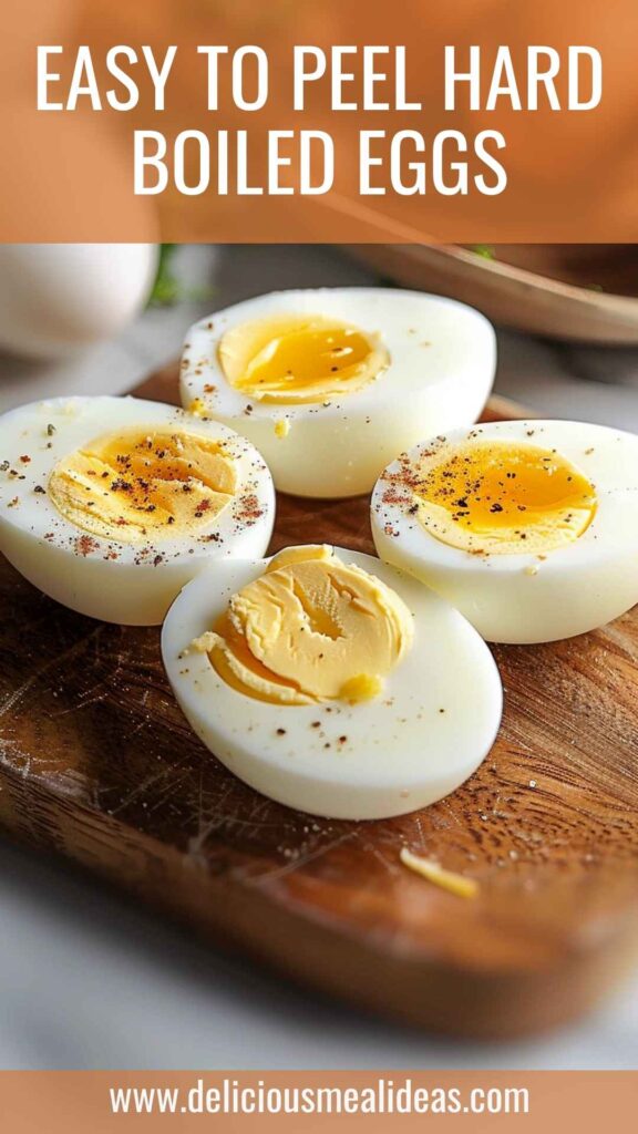 Easy To Peel Hard Boiled Eggs