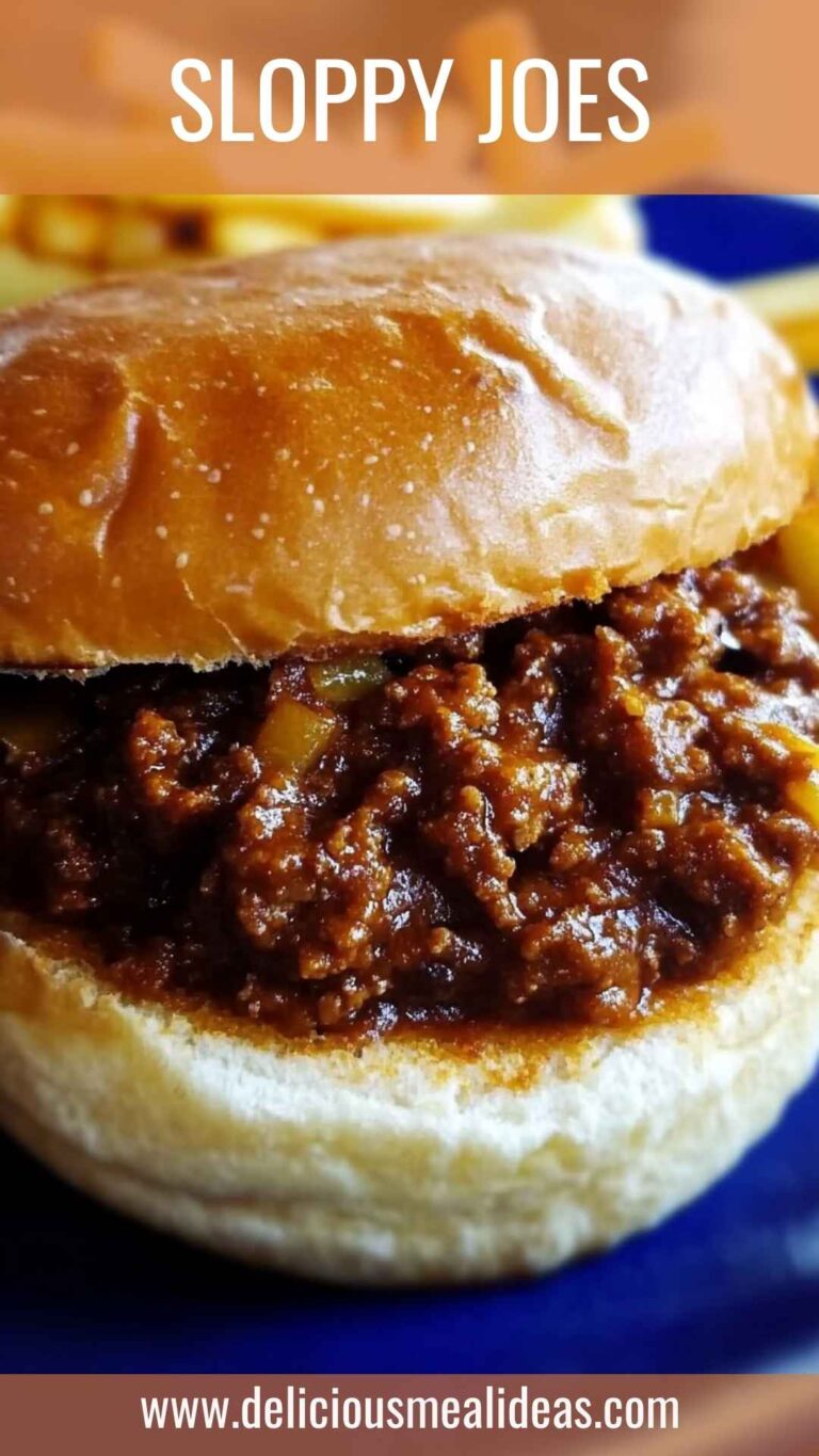 Sloppy Joes – Delicious Meal Ideas