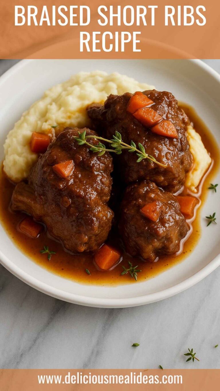 Braised Short Ribs Recipe – Delicious Meal Ideas