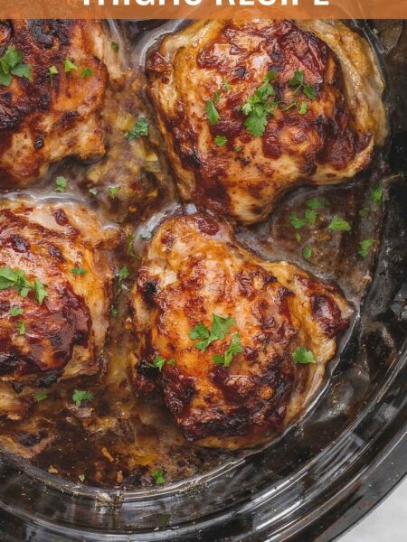 Slow Cooker Chicken Thighs Recipe