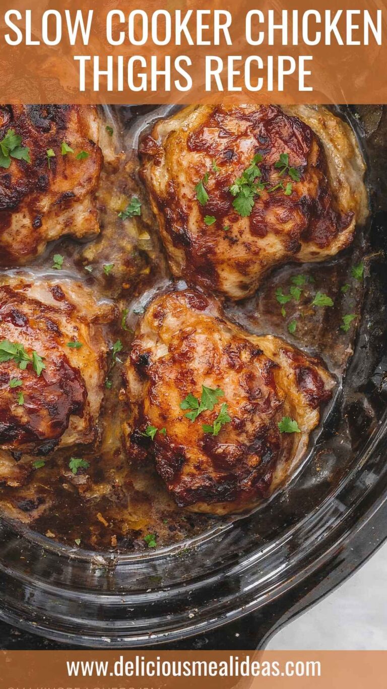 Slow Cooker Chicken Thighs Recipe – Delicious Meal Ideas