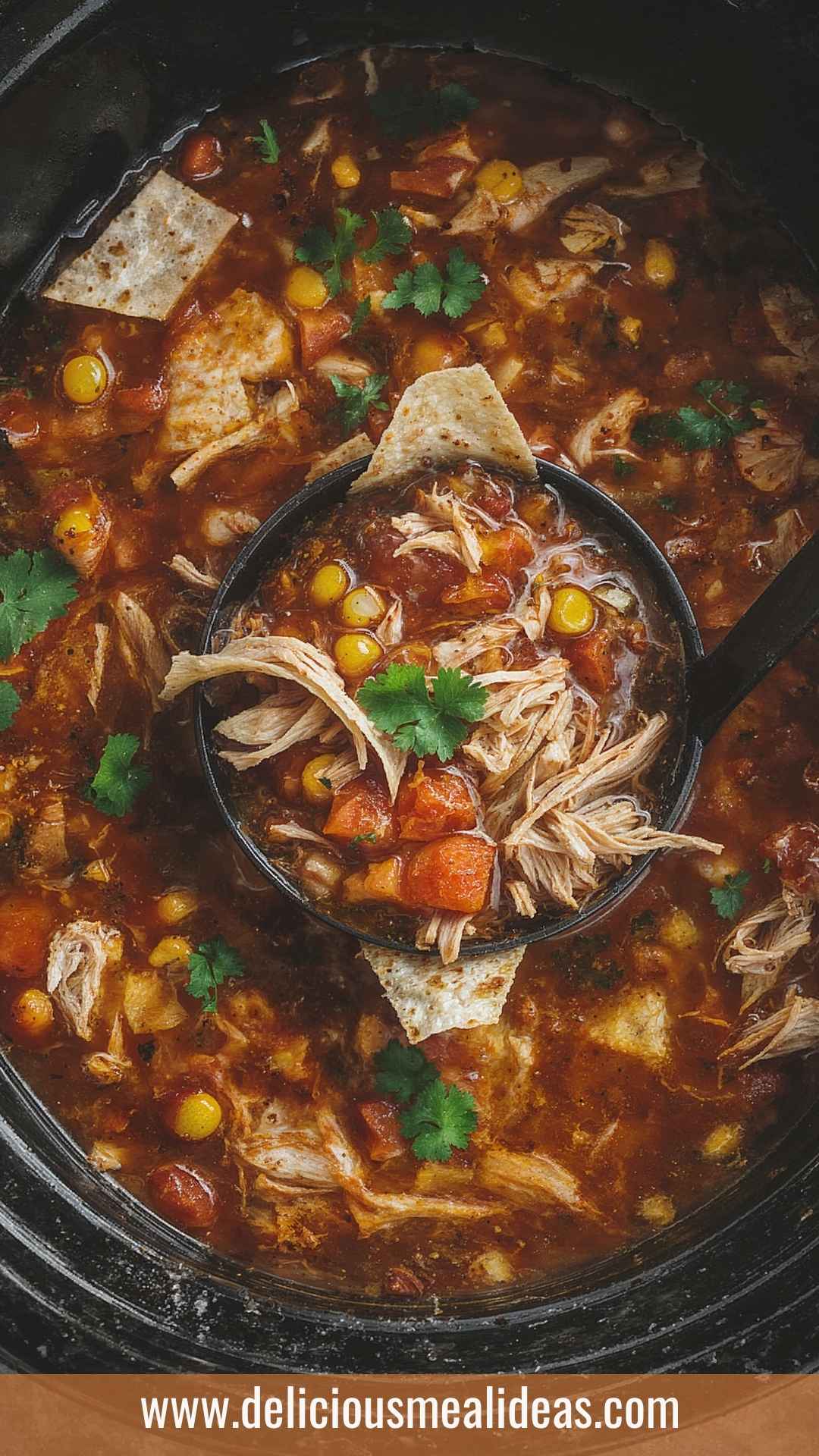 Best Slow Cooker Chicken Tortilla Soup Recipe