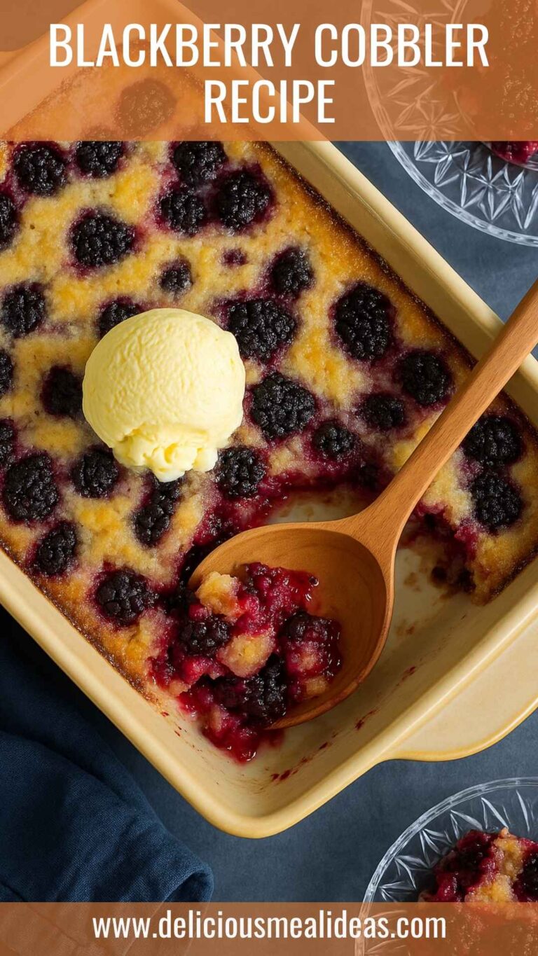 Blackberry Cobbler Recipe – Delicious Meal Ideas