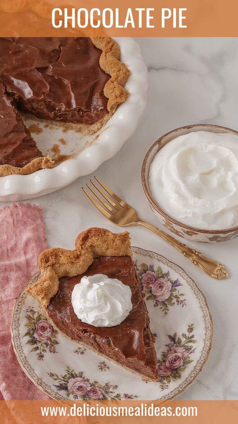 Chocolate Pie – Delicious Meal Ideas