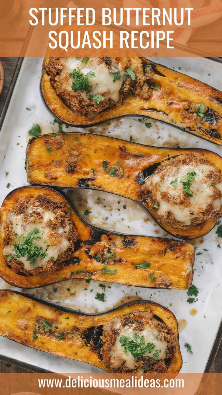 Stuffed Butternut Squash Recipe – Delicious Meal Ideas