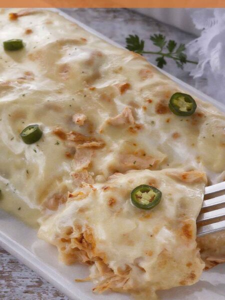 White Chicken Enchiladas