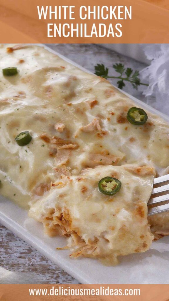White Chicken Enchiladas