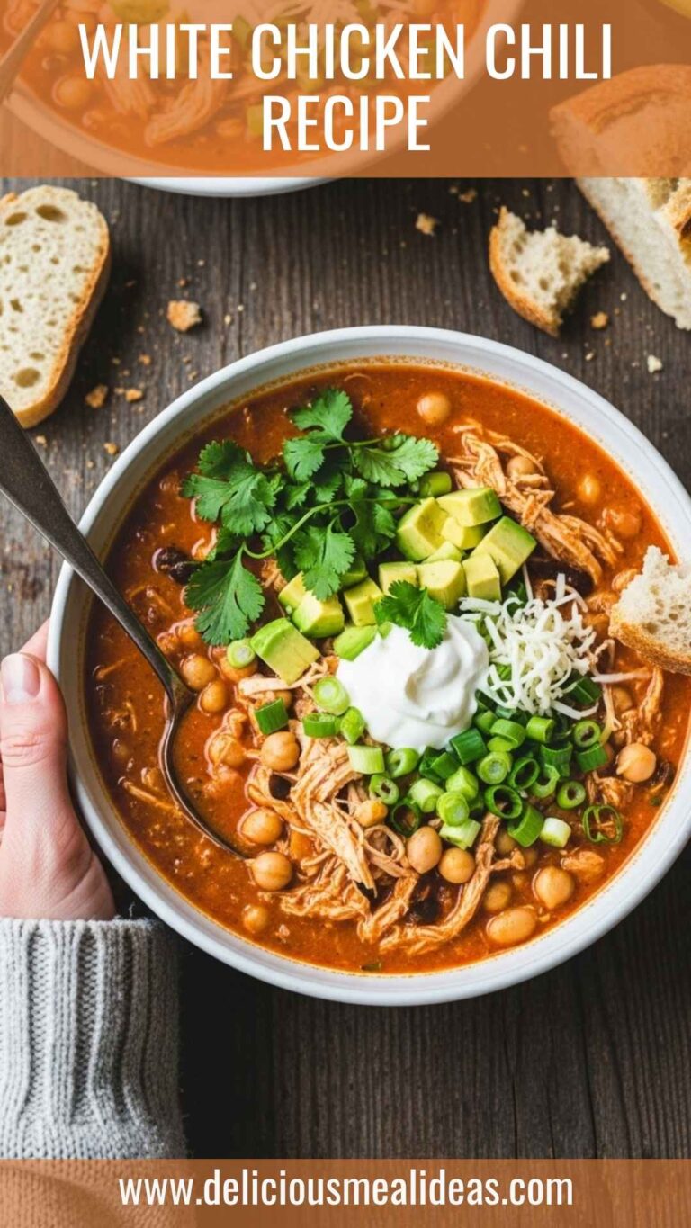 White Chicken Chili Recipe – Delicious Meal Ideas