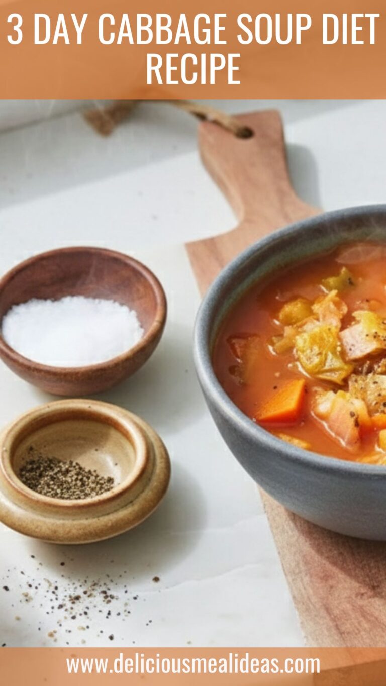 3 Day Cabbage Soup Diet Recipe – Delicious Meal Ideas