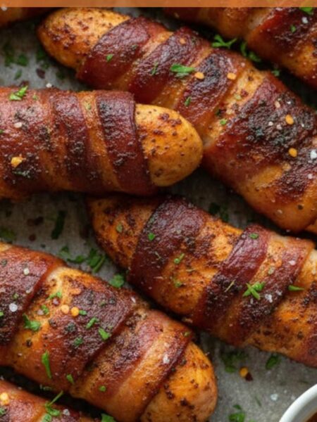 Bacon Wrapped Chicken Strips Recipe