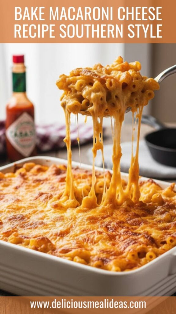 Bake Macaroni Cheese Recipe Southern Style