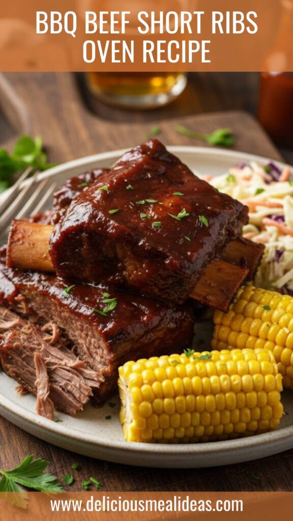 BBQ Beef Short Ribs Oven Recipe BBQ Beef Short Ribs Oven Recipe