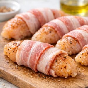 Bacon Wrapped Chicken Strips Recipe step 4