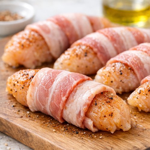 Step 4: Wrap With Bacon Strategically