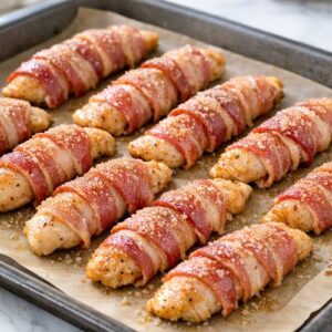 Bacon Wrapped Chicken Strips Recipe step 6