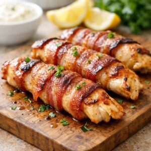 Bacon Wrapped Chicken Strips Recipe step 7