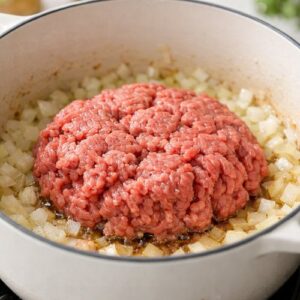 Best Hot Dog Chili Recipe Stovetop step 2
