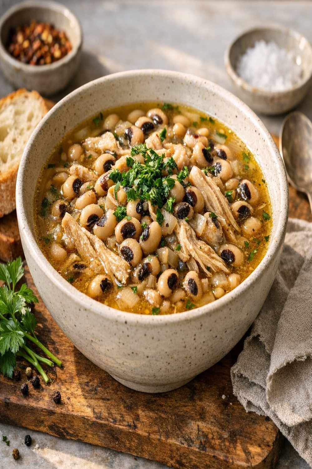Black Eyed Peas Chicken Broth Recipe