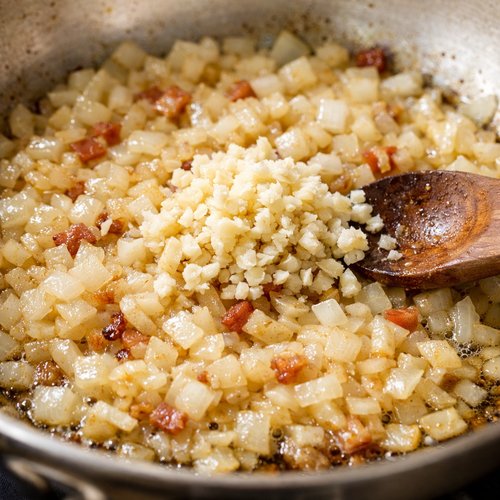 Step 4: Build Your Flavor Base With Onions and Garlic