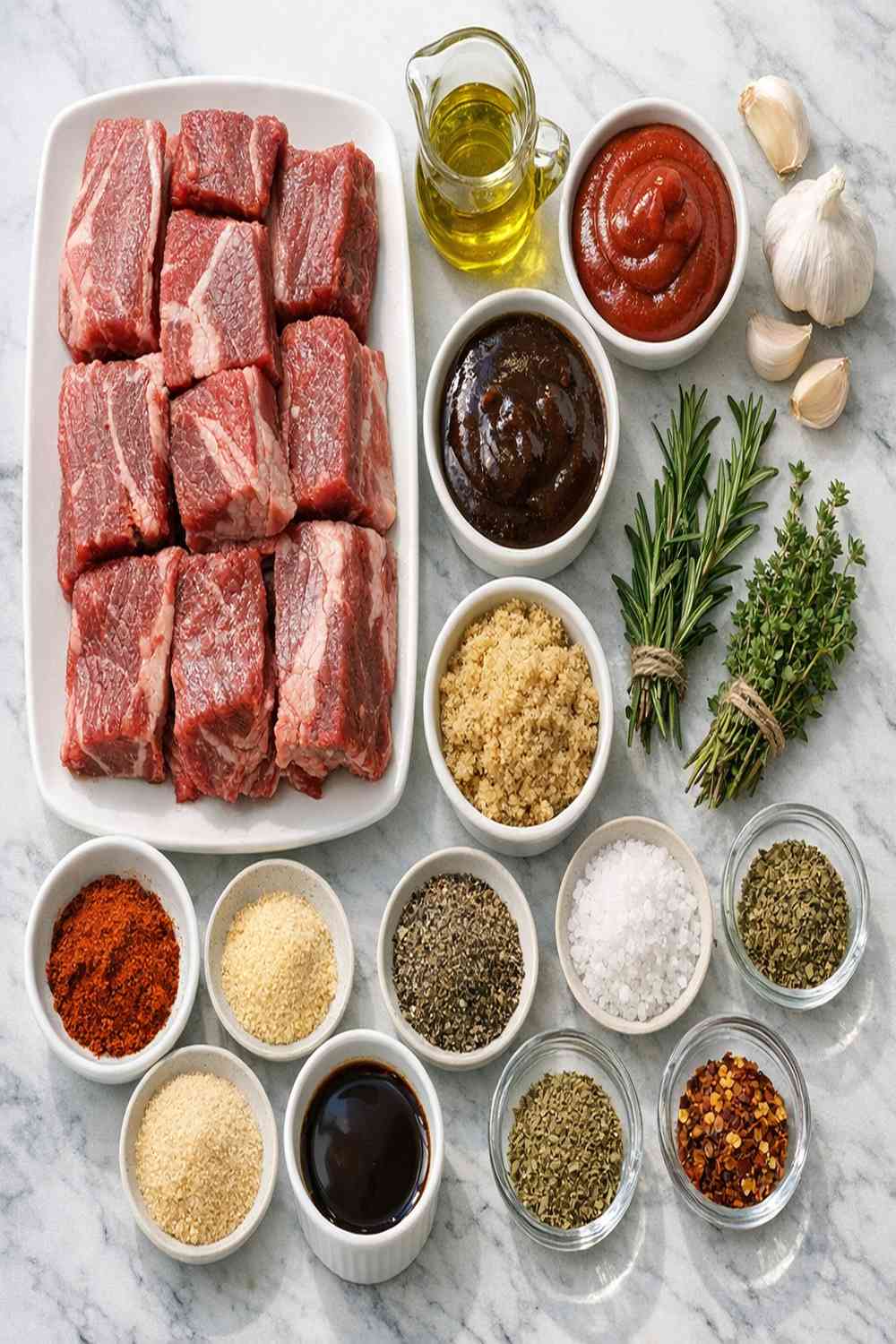 Boneless Beef Ribs Oven Recipe ingredients