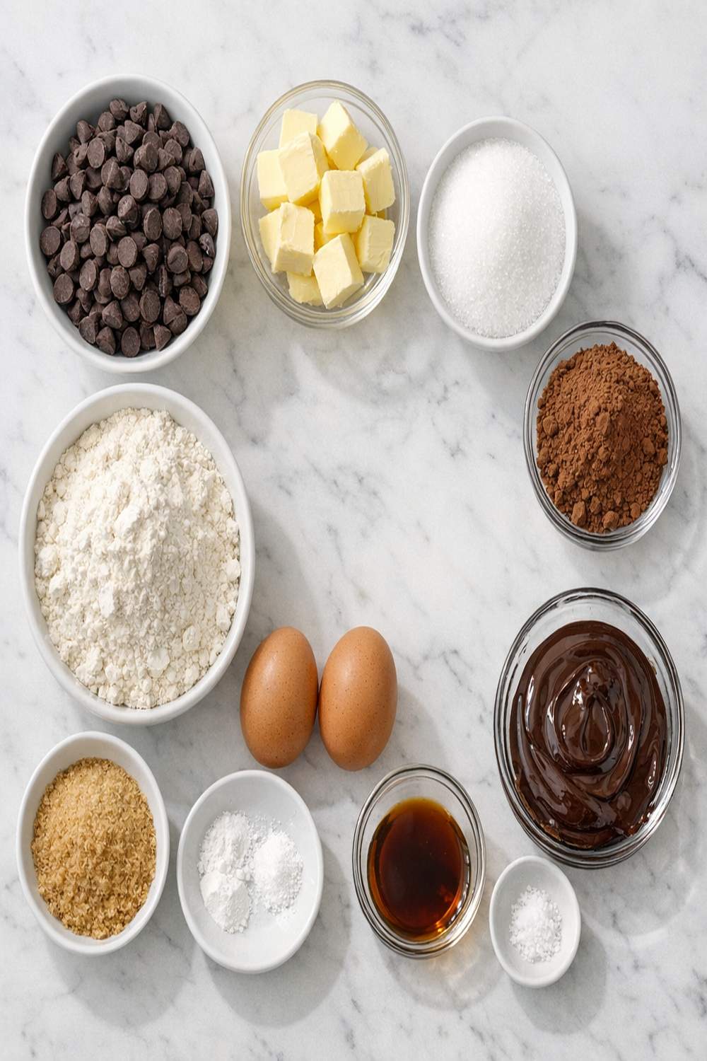 Brownie Cookies Recipe ingredients