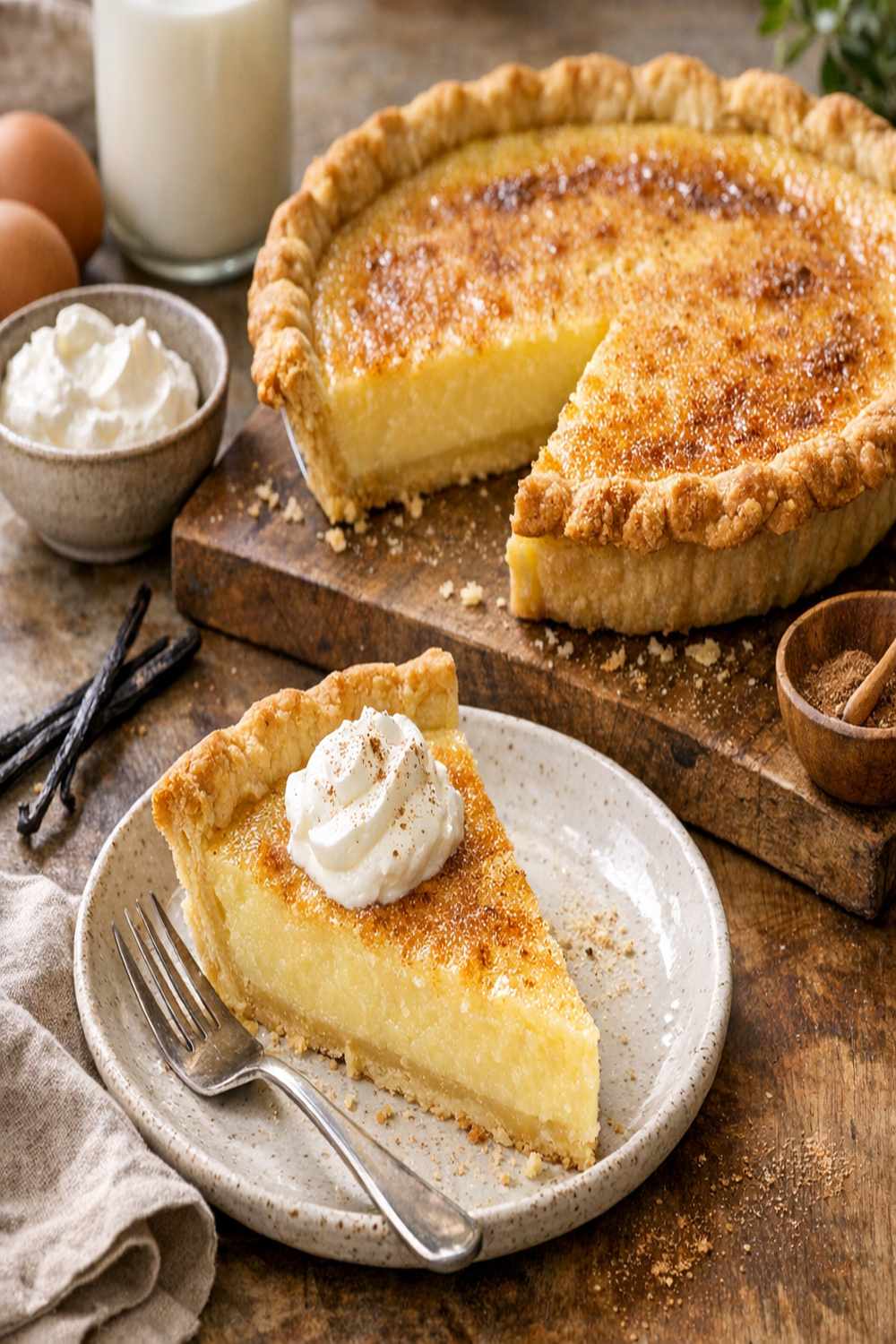 Buttermilk Custard Pie Recipe