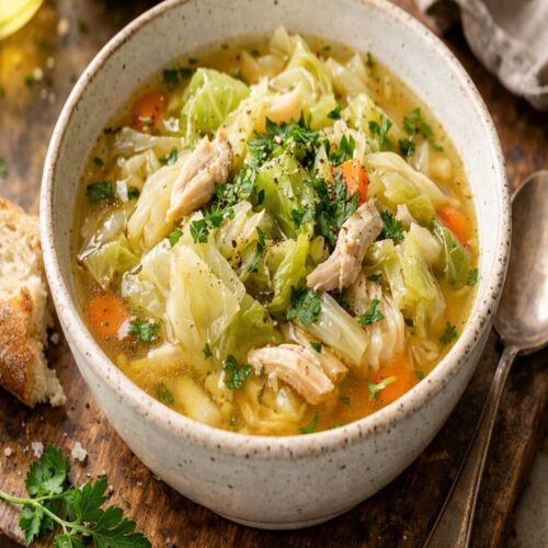 Cabbage With Chicken Broth Recipe