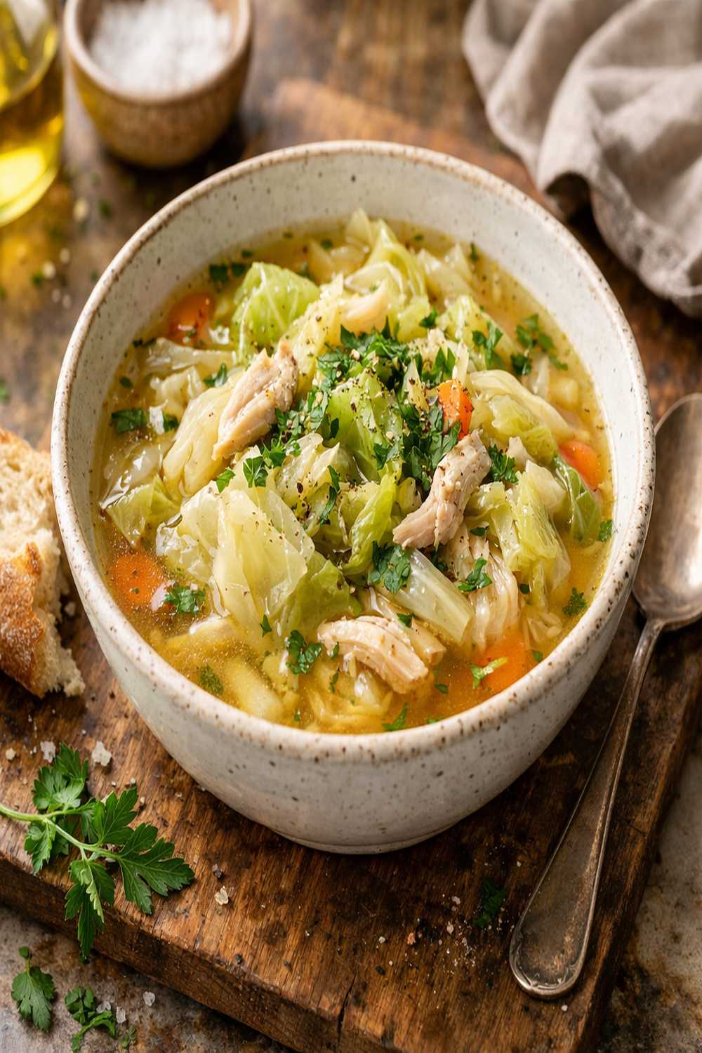 Cabbage With Chicken Broth Recipe