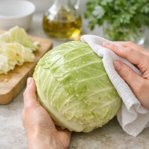 Cabbage With Chicken Broth Recipe step 1