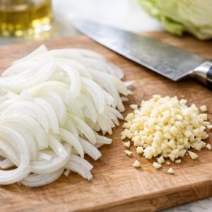 Cabbage With Chicken Broth Recipe step 2