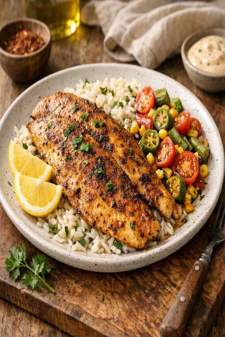 Cajun Flounder Recipe