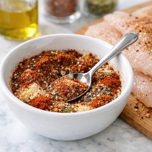 Step 2: Mix Your Spice Blend and Season the Fish