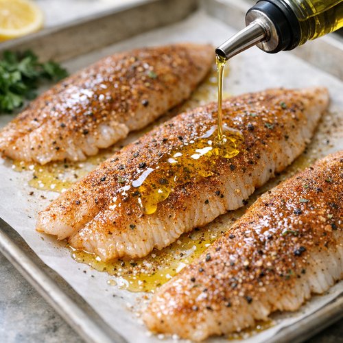 Step 3: Oil the Fish and Prepare for Baking
