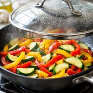 Chicken Vegetable Fettuccine Alfredo Recipe step 5