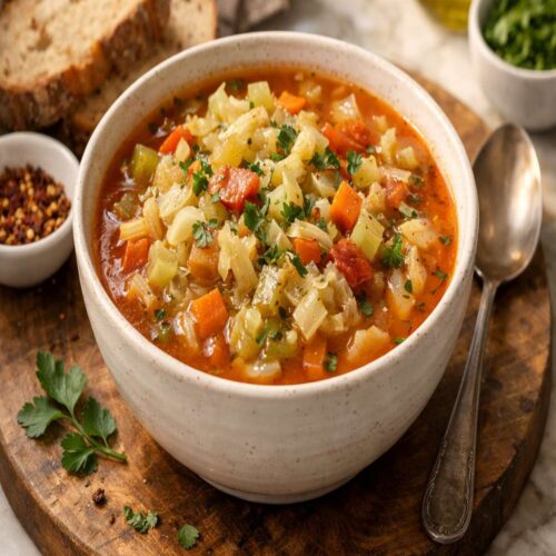 Low Calorie Cabbage Soup Recipe